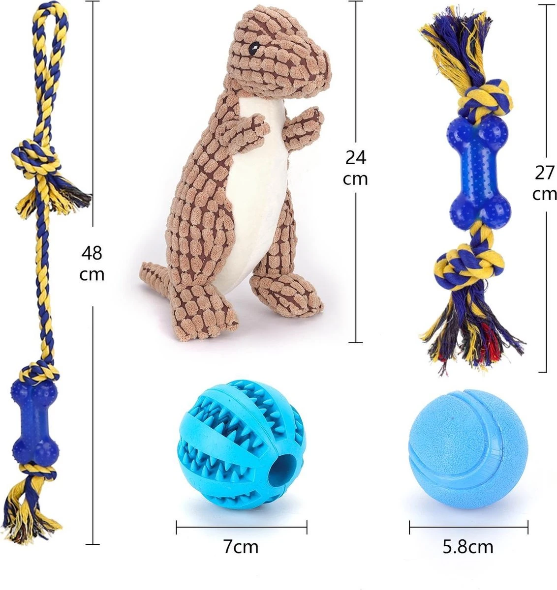 Nobleza Honden Speelgoed Set PLK - 5 Stuks 7 Nobleza Honden Speelgoed Set PLK - 5 Stuks - Image 5