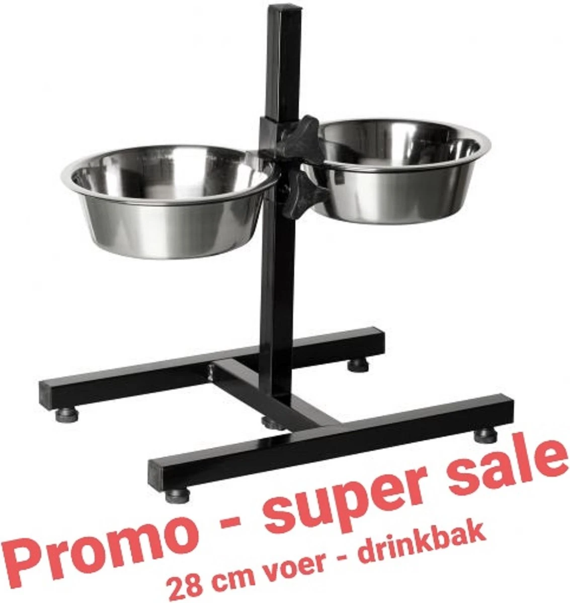 H-standaard 28 Cm XXL +GRATIS 1x 175gr Kronch Original (maat Zeer Grote Honden Zie Omschrijving) - Voerbak Eetbak In Hoogte Verstelbaar Zwart - Formaat Doggen - Voerstandaard - Hoogte 55 Cm - Kwaliteit A Klasse - Voerbak Hond 3 H-standaard 28 Cm XXL +GRATIS 1x 175gr Kronch Original (maat Zeer Grote Honden Zie Omschrijving) - Voerbak Eetbak In Hoogte Verstelbaar Zwart - Formaat Doggen - Voerstandaard - Hoogte 55 Cm - Kwaliteit A Klasse - Voerbak Hond