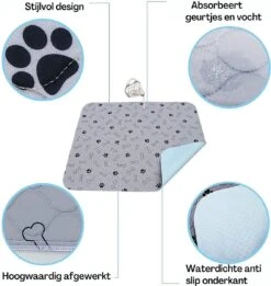 XXL Puppy Training Pad - Plasmat - Zwart - 104 X 104 Cm - Hondentoilet - Herbruikbaar - Wasbaar -Huisdierbenodigdheden Korting 1137x1200 2