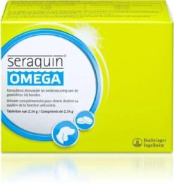 Seraquin Gewricht Supplement Seraquin Omega Hond - 6 X 10 Tabl à 2,34 G