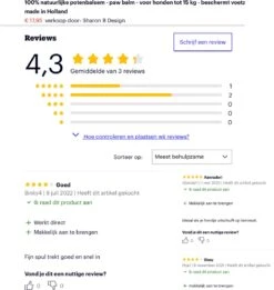 100% Natuurlijke Potenbalsem - Paw Balm - Voor Honden Tot 15 Kg - Beschermt Voetzooltjes - Tegen Kloven, Wondjes, Ontstekingen -Huisdierbenodigdheden Korting 1137x1200 7