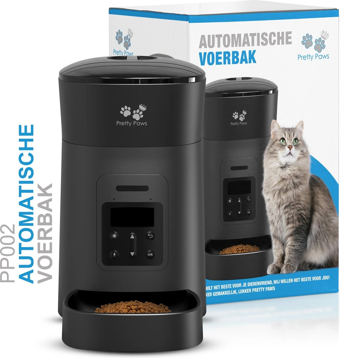Pretty Paws PP002 Professionele Automatische Voerbak - Instelbaar Voedingsschema - Voerautomaat - Voerbak Kat Automatisch 3 Pretty Paws PP002 Professionele Automatische Voerbak - Instelbaar Voedingsschema - Voerautomaat - Voerbak Kat Automatisch