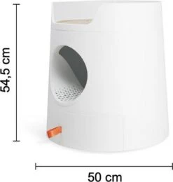 A Sunny Day Kattenbak Met Lade, Bedje En Krabplank - Inclusief Schepje - Design Kattenbak - Wit - Dichte Kattenbak - Kattenbak Gesloten -Huisdierbenodigdheden Korting 1139x1200 9