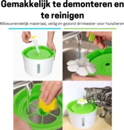 Waterfontein Kat & Hond - Drinkfontein - Waterfilter - 1.6L Inhoud - Waterbak En Waterfontein - Drinkbak - Kat - Waterdispenser -Huisdierbenodigdheden Korting 1143x1200 4