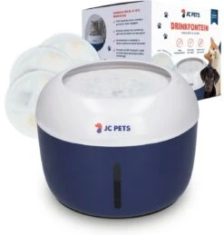 JC Pets Premium Drinkfontein Voor Kat Of Hond - Inclusief 3 Filters - Kattenfontein - Fluisterstil - Waterfontein Katten En Honden