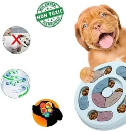 Hondenpuzzel – Hondenspeelgoed – Puppy Puzzel – Intelligentie Speelgoed – Anti Schrok Speeltje – Puppy Voerbak -Huisdierbenodigdheden Korting 1146x1200 9