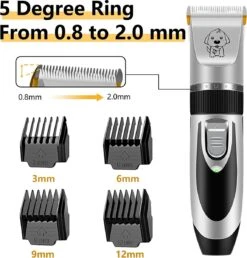Merkloos Hondentondeuse, Hundeschermaschine / Dog Clippers - Dierenhaartrimmer, Hondentondeuse Kit Hond Verzorging -Huisdierbenodigdheden Korting 1147x1200
