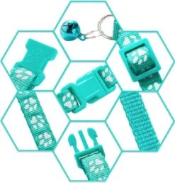 Merkloos Kattenhalsband Met Belletje - Verstelbaar - 19 / 32 Cm - Kattenbandje - Halsband Kat - Cat - Kitten - Katten Halsband - Paars -Huisdierbenodigdheden Korting 1148x1200 7