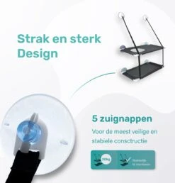 Raamhangmat - Dubbellaags - Met Zuignappen - 20kg Draag Gewicht - Kattenhangmat - Hangmat Kat - Kattenbed - Kattenkussen - Kattenbank - Kattenmand - Raam - Kattenhangmat Raam - Zwart - Radiator -Huisdierbenodigdheden Korting 1149x1200 11