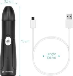 Navaris Elektrische Nagelvijl Voor Huisdieren - Met Diamanten Vijlkop - Voor Honden, Katten En Konijnen - Ook Voor Vogelsnavels - Draadloos -Huisdierbenodigdheden Korting 1149x1200 2