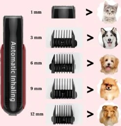 Pet Lovers - Hondentondeuse - Hondentondeuse - Automatische Inhalerende Haren - Dierentondeuse - Hondentrimmer - Hondentondeuse Dikke Vacht - Tondeuse Voor Honden - Hondentondeuse - Draadloos - 2 Opzetkammen - Honden En Katten Tondeuse -Huisdierbenodigdheden Korting 1151x1200 3