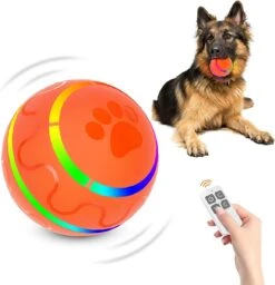 Good Experience Interactieve Hondenbal 3.0 – Honden Speelgoed Intelligentie – Puppy Speelgoed – Hondenspeeltjes – De Enige Die Werkt Met Afstandsbediening – De Veilige Bal Voor Jouw Hond – One Size – Oranje