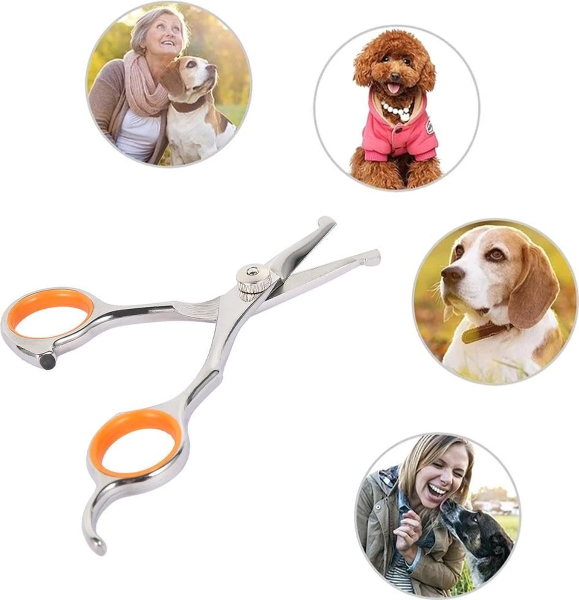 Merkloos Premium Gebogen Trimschaar Honden - Huisdier Trimmen - Hoofd, Poten Ogen & Oren - Kat & Hond Knippen - Veilige Schaar 9 Merkloos Premium Gebogen Trimschaar Honden - Huisdier Trimmen - Hoofd, Poten Ogen & Oren - Kat & Hond Knippen - Veilige Schaar - Image 7