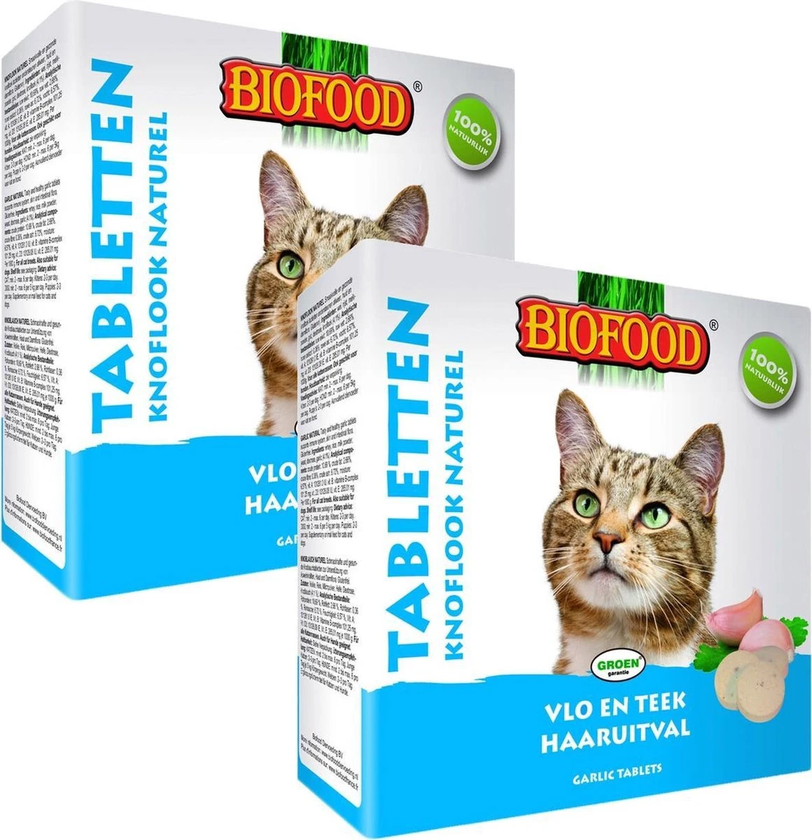 Biofood Vlo & Teek - Kat - Snack - Glutenvrij - Knoflook - 2 X 60 Gr 3 Biofood Vlo & Teek - Kat - Snack - Glutenvrij - Knoflook - 2 X 60 Gr