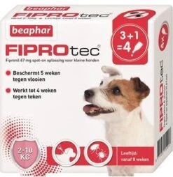 Beaphar Fiprotec Anti Vlooien En Teken Druppels 2 - 10 Kg 3 + 1 Stuks -Huisdierbenodigdheden Korting 1166x1200 13