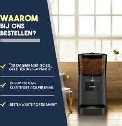 Pawsy® AR1 - Automatische Voerbak – Automatische Voederbak Kat - Kattenvoerautomaat - Voerdispenser - Zwart - 6L - Smart App – Instelbaar Voedingsschema Voor Huisdier – GRATIS Opscheplepel 26 Pawsy® AR1 - Automatische Voerbak – Automatische Voederbak Kat - Kattenvoerautomaat - Voerdispenser - Zwart - 6L - Smart App – Instelbaar Voedingsschema Voor Huisdier – GRATIS Opscheplepel -Huisdierbenodigdheden Korting 1166x1200 6