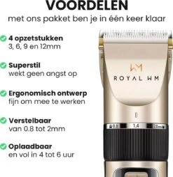 Hondentondeuse - Honden & Katten - Trimmer - Geluidsloos -Huisdierbenodigdheden Korting 1167x1200 1