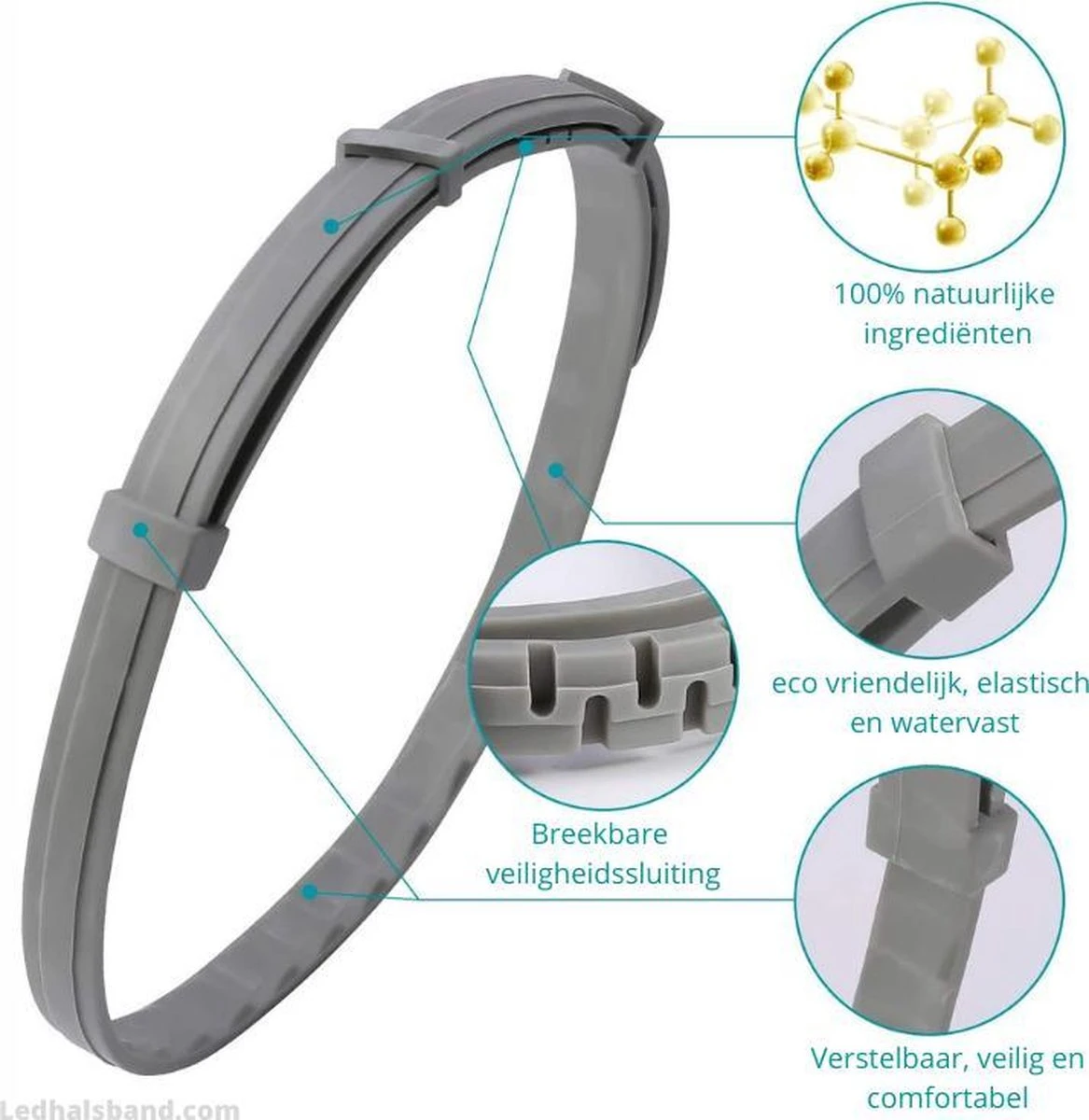 100% Natuurlijke Vlooienband - Katten - Rood - Zonder Fipronil, Flumetrine, Imidaclorid Of Diazinon - Mileuvriendelijk - Vlooien En Teken - Kattenbandje 5 100% Natuurlijke Vlooienband - Katten - Rood - Zonder Fipronil, Flumetrine, Imidaclorid Of Diazinon - Mileuvriendelijk - Vlooien En Teken - Kattenbandje - Image 3