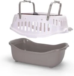 Nobleza 41WSJ - Reisbench - Reismand - Transportbox - 58 X 40 X 42.5 Cm - Grijs -Huisdierbenodigdheden Korting 1169x1200 13