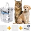 MIRO Luxe Drinkfontein - Drinkbak - Katten & Honden - Plug & Play - Zeer Stil - Met Sensor - 1.8 Liter Inhoud - + Extra Filter - Nederlandse Handleiding