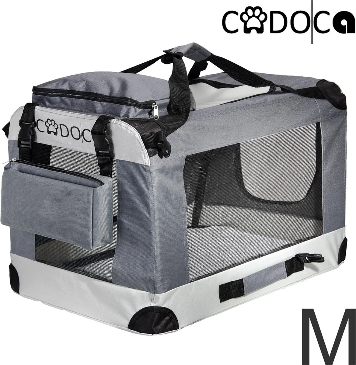 Cadoca Hondentransportbox Opvouwbaar - Maat M 5 Cadoca Hondentransportbox Opvouwbaar - Maat M - Image 3