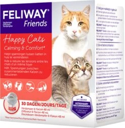 Feliway Friends - Startset - 1 Verdamper Met 1 Vulling - 48 Ml - Anti-conflict Voor Katten -Huisdierbenodigdheden Korting 1172x1200 6