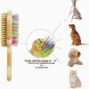 Betty's Dog Brush - Hondenborstel - Voor Elke Vacht Geschikt - Voor Glanzende Vacht - Ontklit En Verzorgt De Vacht -Huisdierbenodigdheden Korting 1173x1200 2