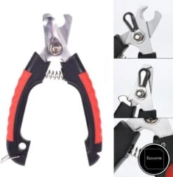 ElegaPet Professionele Nagelknipper Hond L - Rood Zwart - Dier - Nageltang Met Veiligheidsstop Nagelschaar -Huisdierbenodigdheden Korting 1173x1200 3
