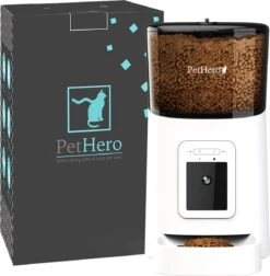 PetHero 3 Voerautomaat Wit - Verstelbare Camera - Smartphone Besturing - Automatische Voerbak Voor Kat Of Hond - 6.0 L -Huisdierbenodigdheden Korting 1174x1200 7