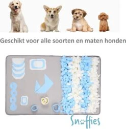 SNUFFIES® Snuffelmat Rocky 100x60cm - Snuffelmat - Snuffelmatten - Snuffelmat Hond- Intelligentie Speelgoed Hond - Hondenspeeltjes - Puppyspeelgoed -Huisdierbenodigdheden Korting 1176x1200 14