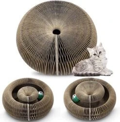 Magic Organ Cat Scratching Board Speelgoed |Magic Krab Karton Krabmat Voor Katten Design Krabkarton Voor Katten 2in 1 Met Speelgoed Balletje- Kattenspeeltjes - Alternatief Voor De Katten Krabpaal - Kattenspeelgoed -TikTok - TikTok Made Me Buy It -Huisdierbenodigdheden Korting 1176x1200 20