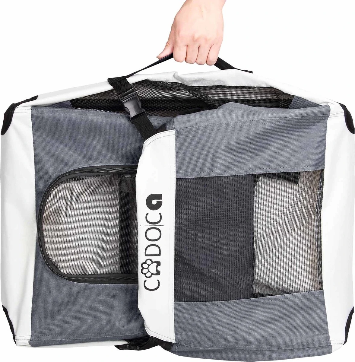 Cadoca Hondentransportbox Opvouwbaar - Maat M 10 Cadoca Hondentransportbox Opvouwbaar - Maat M - Image 8