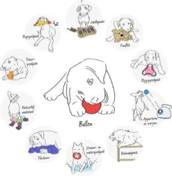 Jolly Pets Jolly Egg Hondenspeelgoed – Stevige Hondenbal – Gemaakt Van Extreem Duurzaam Kunststof – Geschikt Voor De Grotere Hond – Hondenspeeltjes – Weerbestendig - 30cm – Rood -Huisdierbenodigdheden Korting 1178x1200 26