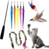 Katten Speeltjes Katten Speelgoed Kattenspeeltjes Katten Hengel Veer Worm Staart Muis Incl. Hengel Kitten – 9 Stuks -Huisdierbenodigdheden Korting 1178x1200 36