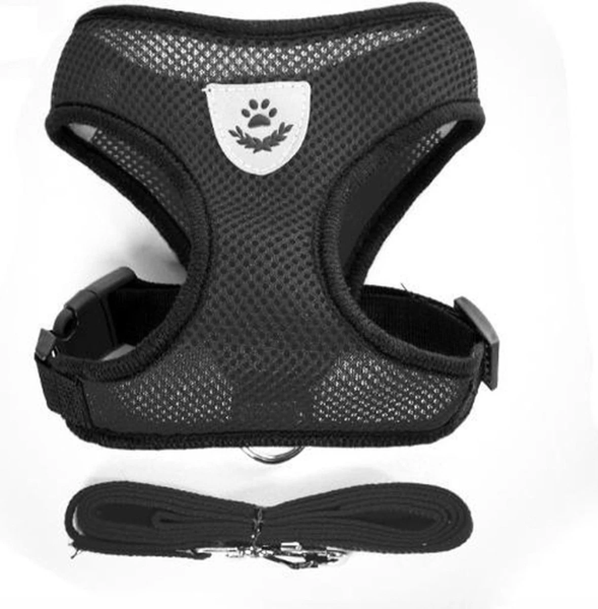 Merkloos Kattentuigje - Kattenharnas - Kattentuig Met Looplijn - Hondentuigje - Hondenharnas - Zwart - Maat S 5 Merkloos Kattentuigje - Kattenharnas - Kattentuig Met Looplijn - Hondentuigje - Hondenharnas - Zwart - Maat S - Image 3