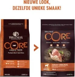 Wellness Core Grain Free Dog Original Kalkoen & Kip - Hondenvoer - 10 Kg -Huisdierbenodigdheden Korting 1178x1200 5