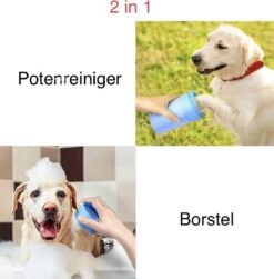 Fuzly- 2 In 1 Hondenpoten Reiniger + Handdoek - Hondenborstel - Borstel Hond / Kat - Hondenpoot Reiniger - Huisdier Poot Wassen - Borstel - Hondenverzorging - Verzorging Hond - Honden Wassen - Schoonmaak Borstel - Kattenborstel - Groen -Huisdierbenodigdheden Korting 1181x1200 2