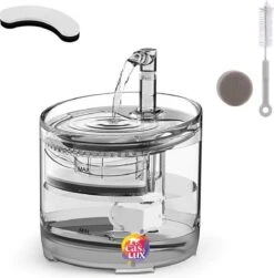 Cas & Lux Stijlvolle Drinkfontein Voor Katten - Drinkfontein - Inclusief 2x Filters En Schoonmaak Kit - 1.5L - Waterfontein - Super Stil
