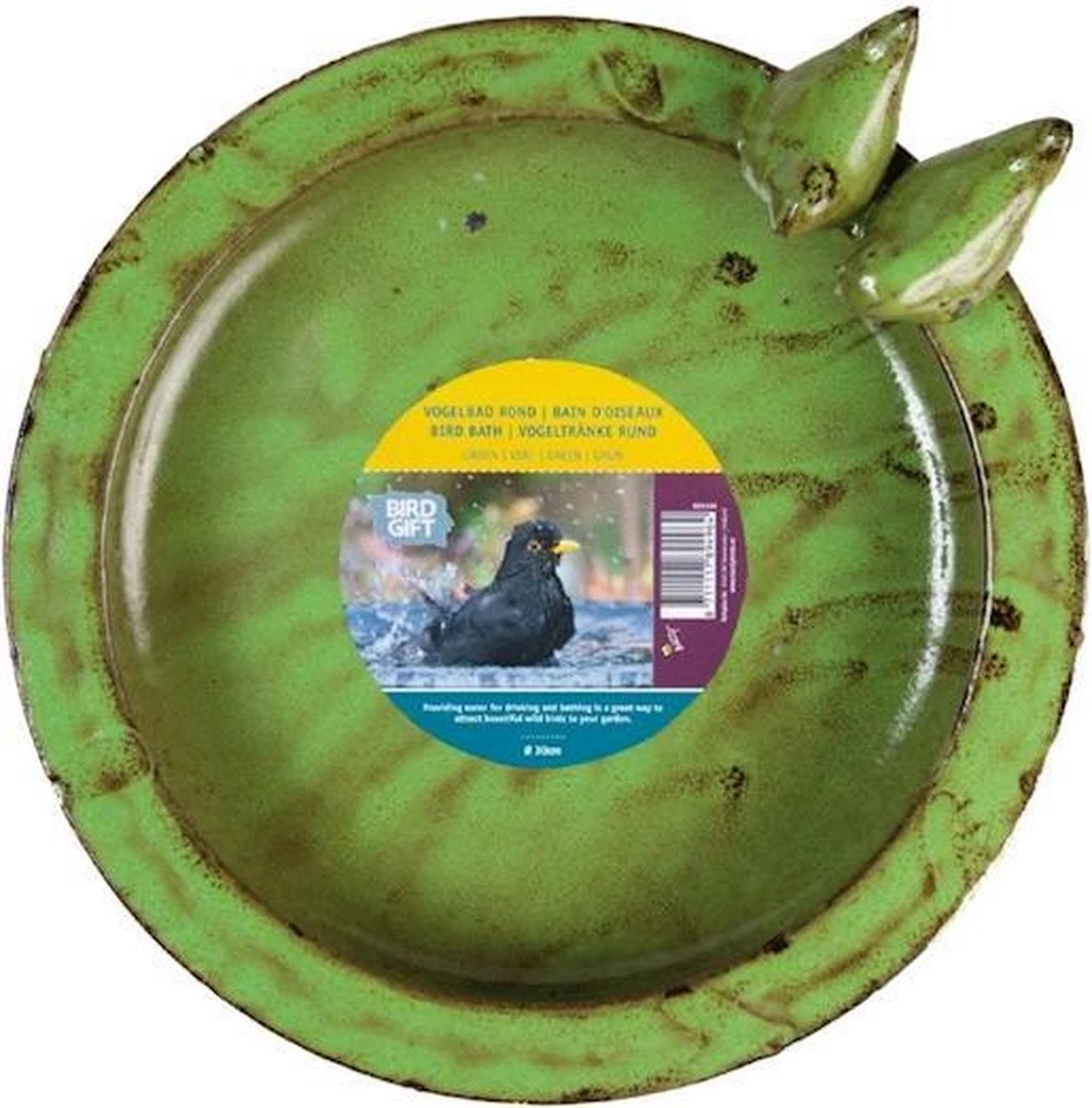 Tuinplus Vogelbad Rond Groen (4) 4 Tuinplus Vogelbad Rond Groen (4) - Image 2