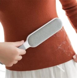 IGOODS - Pet Hair Remover - Hond & Kat Roller Brush - Dubbelzijdig Bont Ontharingsgereedschap Met Zelfreinigende Basis - Reismaatborstel - Voor Kleding - Bank - Tapijt - Autostoel GRIJS -Huisdierbenodigdheden Korting 1183x1200