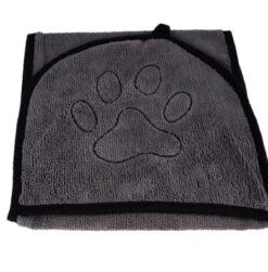 N4dogs – Hondenhanddoek – Honden Handdoek – Microvezel Handdoek – Handdoek Hond – Droogdoek Hond – Dierendeken – Sterk Absorberend – Handdoek Met Zakken - Grijs - 66 X 23 Cm -Huisdierbenodigdheden Korting 1183x1200 3