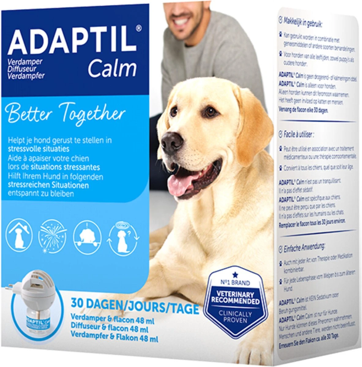 Adaptil Calm Startset - 1 Verdamper + 1 Navulling - Anti-stress Hond - 48 Ml 10 Adaptil Calm Startset - 1 Verdamper + 1 Navulling - Anti-stress Hond - 48 Ml - Image 8