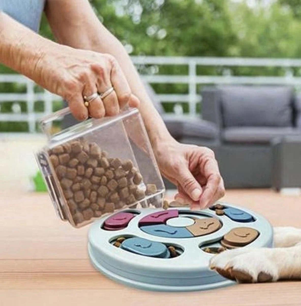 Joyha Honden Puzzel Met Gratis Hondenkam | Speelgoed | Speeltjes | Slow Feeder | Intelligentie | Denkspelletje | Puppyspeelgoed | Anti Schrokbak | Interactieve | Langzame Voerbak | Dog Puzzle | Hondenpuzzel 7 Joyha Honden Puzzel Met Gratis Hondenkam | Speelgoed | Speeltjes | Slow Feeder | Intelligentie | Denkspelletje | Puppyspeelgoed | Anti Schrokbak | Interactieve | Langzame Voerbak | Dog Puzzle | Hondenpuzzel - Image 5