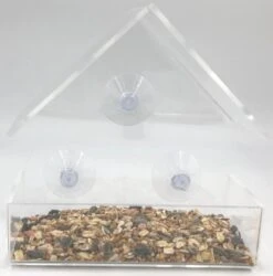 GARDEN SPIRIT Raam Vogelvoederhuisje Transparant 14 X 15 X 6 Cm Vogelhuisje -Huisdierbenodigdheden Korting 1185x1200 24