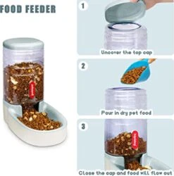 Hipidog - Automatische Dierenvoeder (Voer) - Kat & Hond - Voerbak - Huisdier -Huisdierbenodigdheden Korting 1187x1200 9