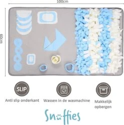 SNUFFIES® Snuffelmat Rocky 100x60cm - Snuffelmat - Snuffelmatten - Snuffelmat Hond- Intelligentie Speelgoed Hond - Hondenspeeltjes - Puppyspeelgoed -Huisdierbenodigdheden Korting 1188x1200 13