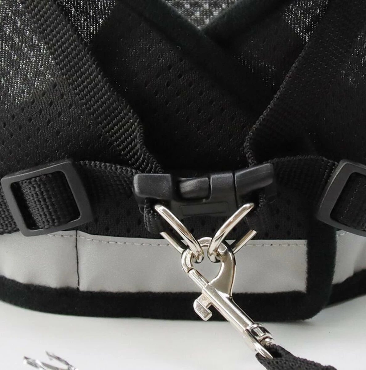 Merkloos Kittentuigje - Kattentuigje Reflecterend - Kattenharnas - Kattentuig Met Looplijn - Zwart - Maat XS 6 Merkloos Kittentuigje - Kattentuigje Reflecterend - Kattenharnas - Kattentuig Met Looplijn - Zwart - Maat XS - Image 4