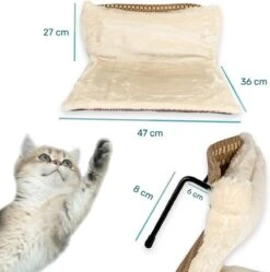 Kattenhangmat - Voor Aan Het Raam - Kattenmand - Raam - Hangmat Kat - Dieren - Kattenbed - Kattenmand - Slaapplek - Ligplaats -Huisdierbenodigdheden Korting 1188x1200 35