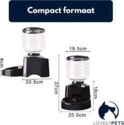 Lovely Pets – Voerautomaat – Automatisch Voerbak – Automatisch Voedingsschema; Plan Vaste Eetmomenten – Voerbak Voor Kat En Hond – Inhoud 5,5L - Zwart -Huisdierbenodigdheden Korting 1189x1200 8