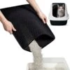 SIMU Lifestyle - Kattenbakmat - Grit Opvanger - Dubbele Laag - Waterdicht - Zwart - 50x40 Cm -Huisdierbenodigdheden Korting 1190x1200 28